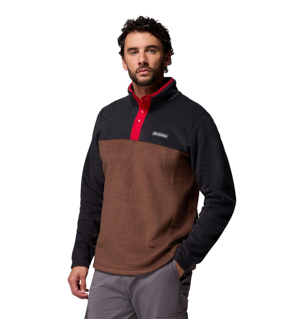 Men's Steens Mountain II 1/2 Snap Fleece - Brown