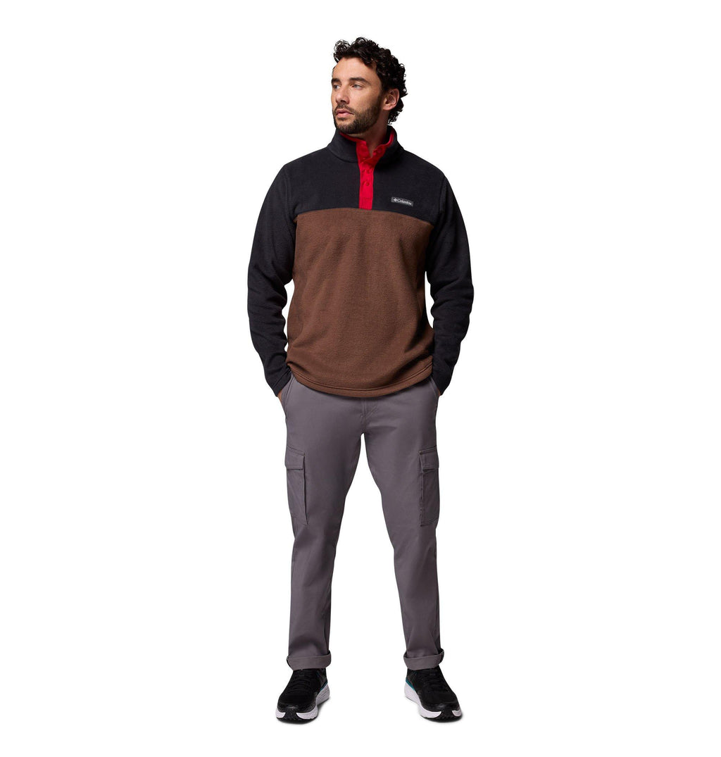 Men's Steens Mountain II 1/2 Snap Fleece - Brown