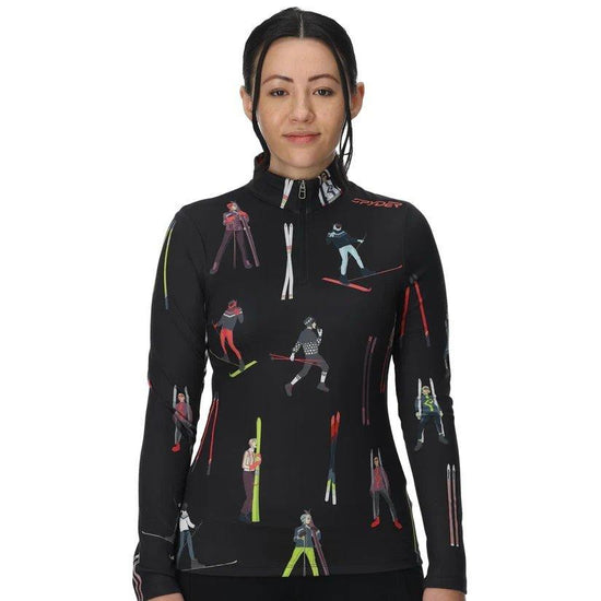 Women's Vivid Half Zip - Black