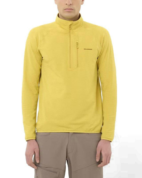 Men's Essential Lightwarm Half-Zip Fleece - Yellow