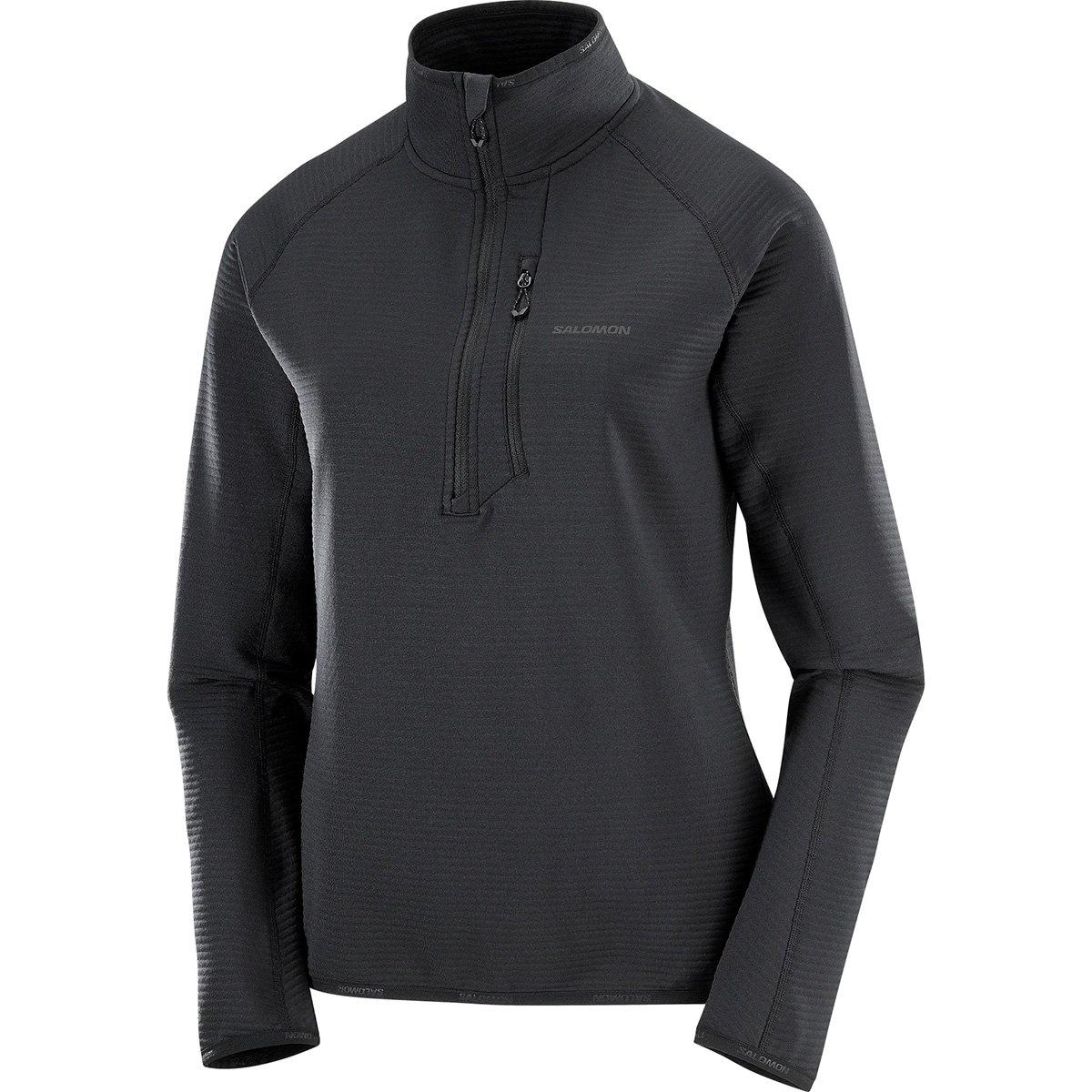 Women's Essential Lightwarm Half-Zip Fleece - Black