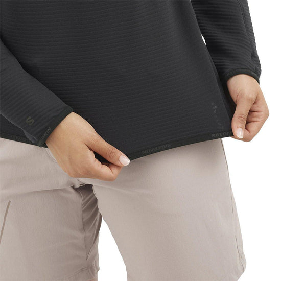 Women's Essential Lightwarm Half-Zip Fleece - Black