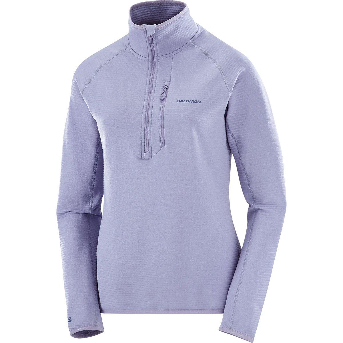 Women's Essential Lightwarm Half-Zip Fleece - Purple