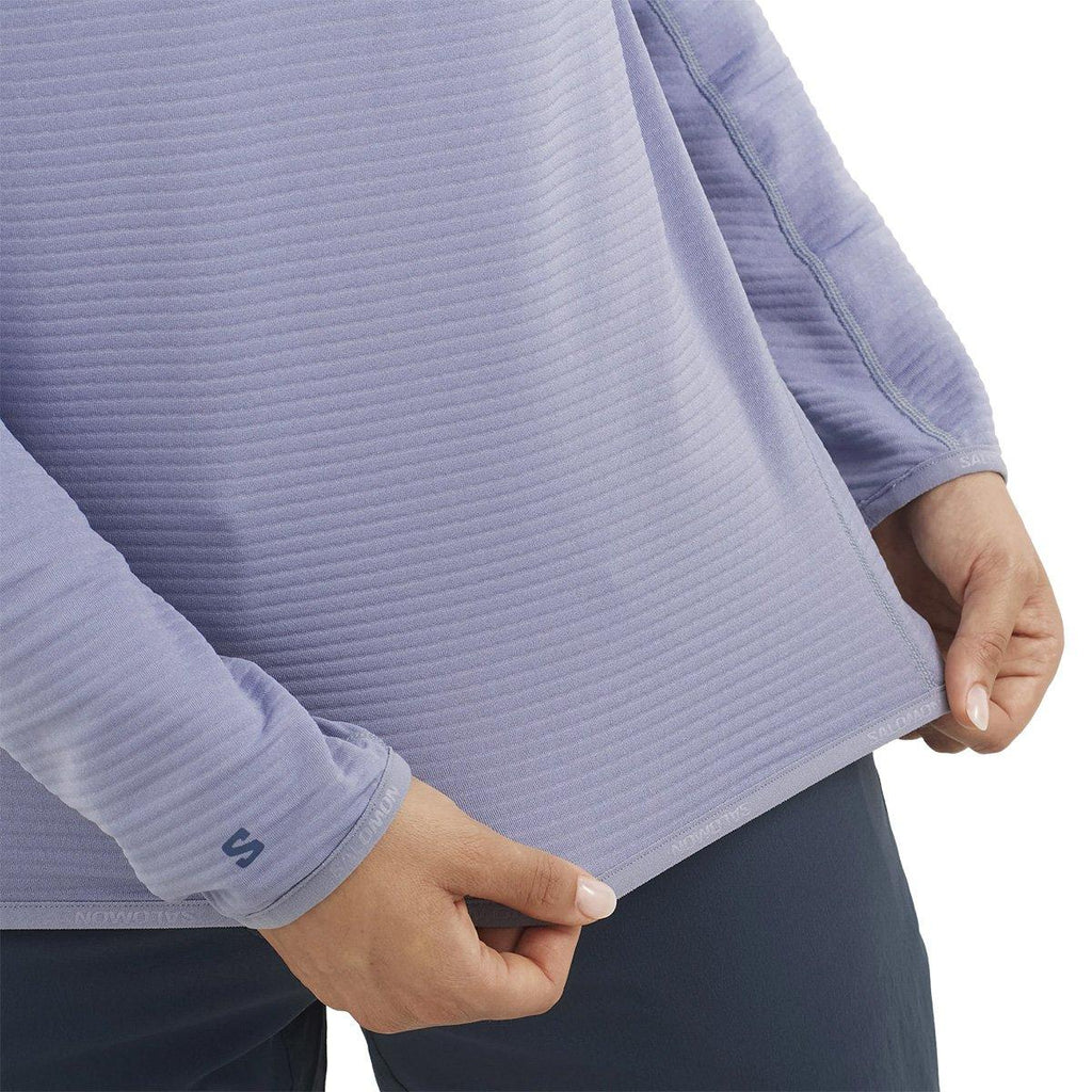 Women's Essential Lightwarm Half-Zip Fleece - Purple