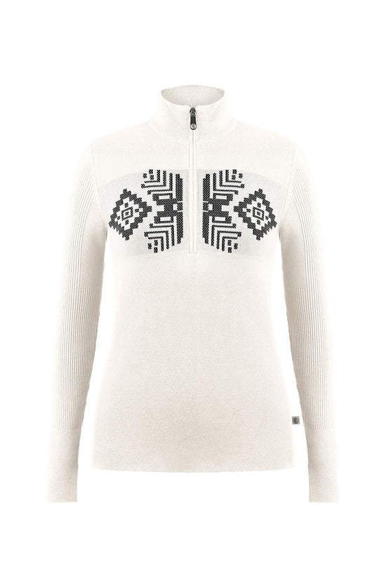 Women's Adele 1/4 Zip Sweater - White