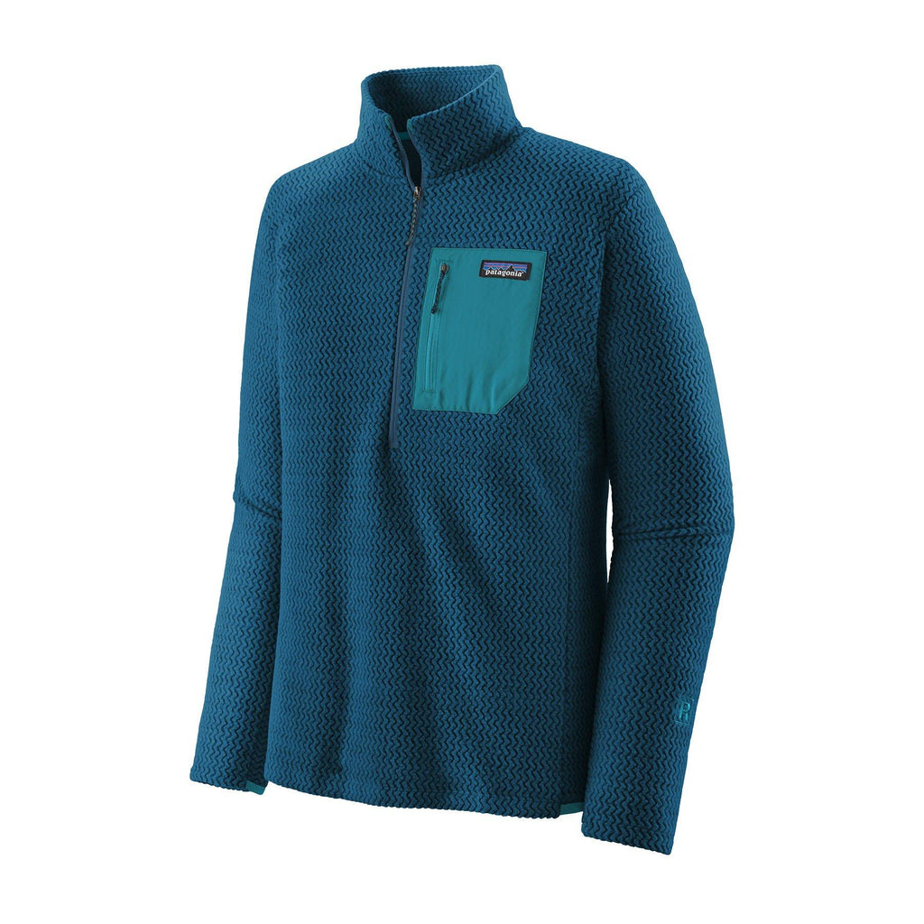 Men's R1 Air 1/2 Zip Neck Fleece - Blue