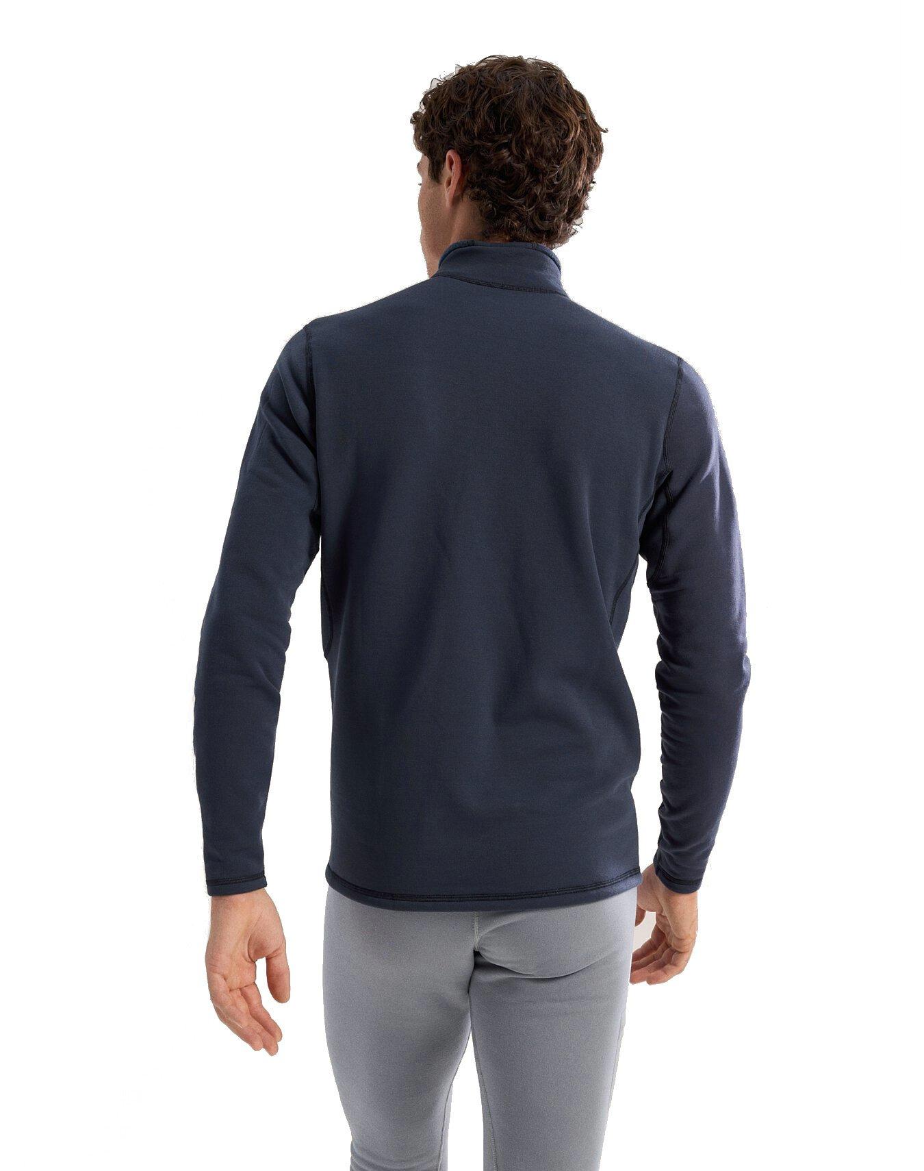 Men's RHO Heavy Weight Zip Neck - Black Sapphire