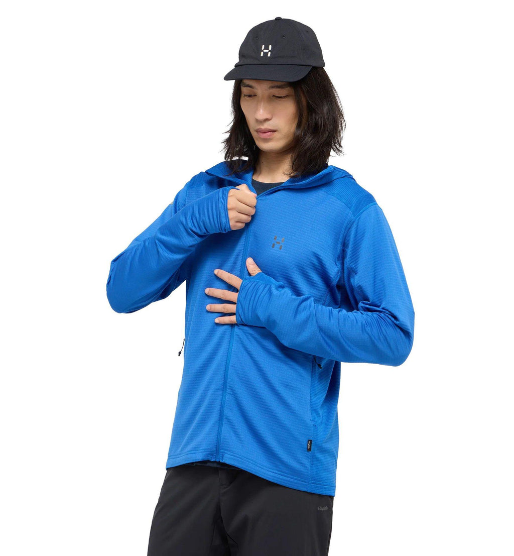 Men's LIM Mid Multi II Hooded Fleece - Blue