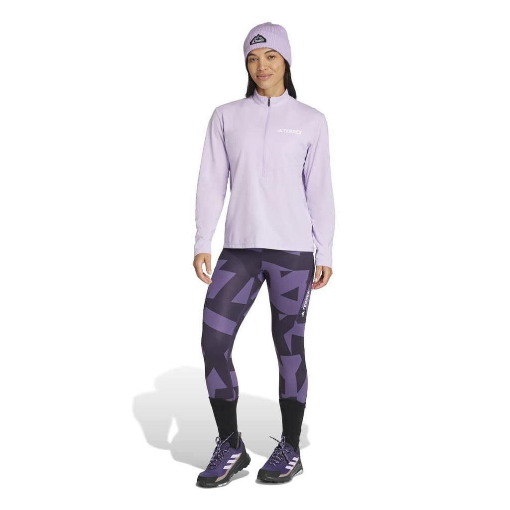 Women's Multi Climacool 1/2 Zip Long-Sleeve Top - Purple