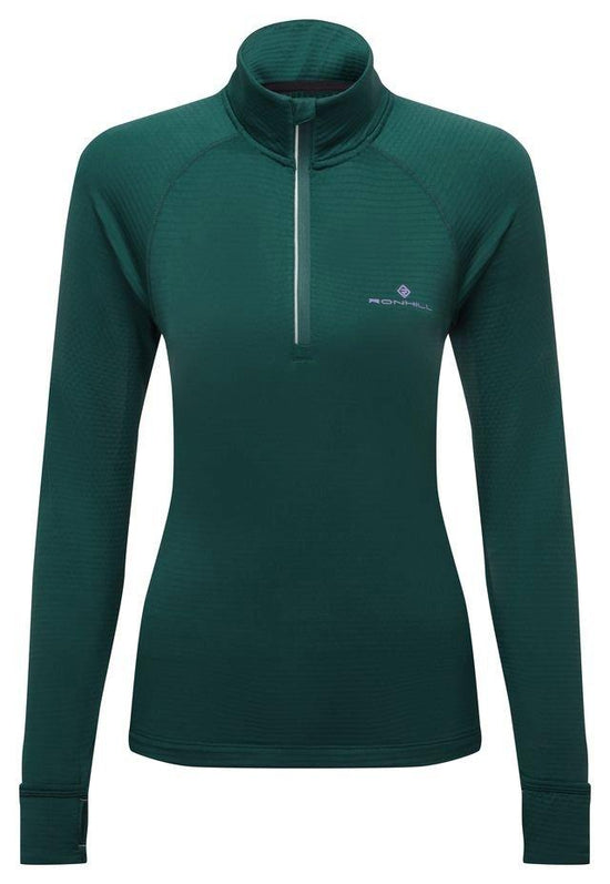 Women's Tech Winter 1/2 Zip Base Layer Top - Green