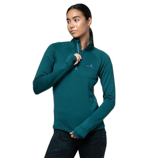 Women's Tech Winter 1/2 Zip Base Layer Top - Green