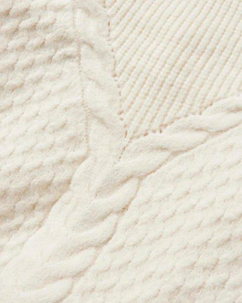 Women's Cozy Cable Knitted Jumper - Off White