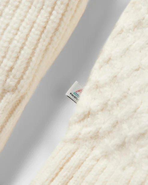 Women's Cozy Cable Knitted Jumper - Off White
