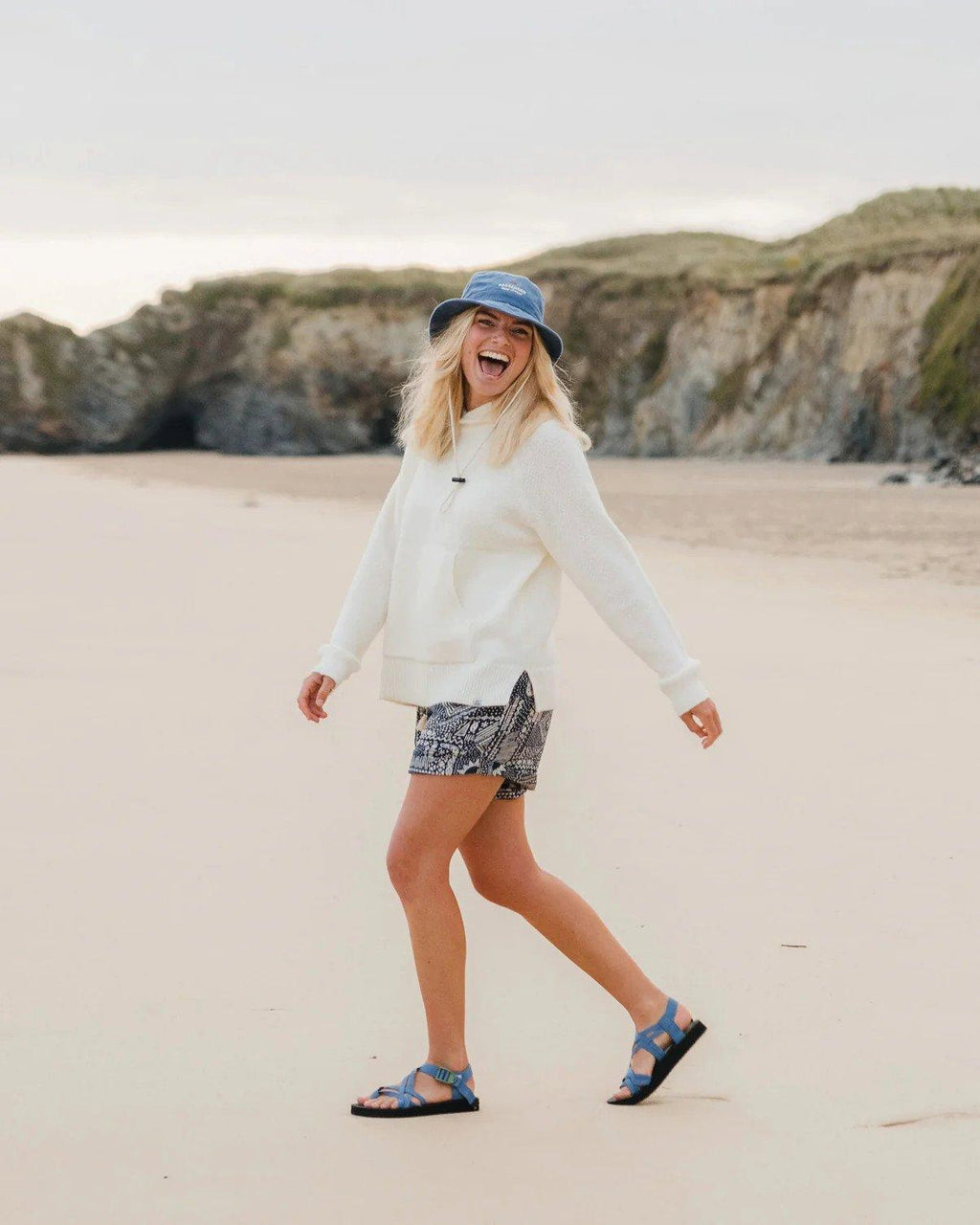 Women's Cove Knitted Hoodie - Off White