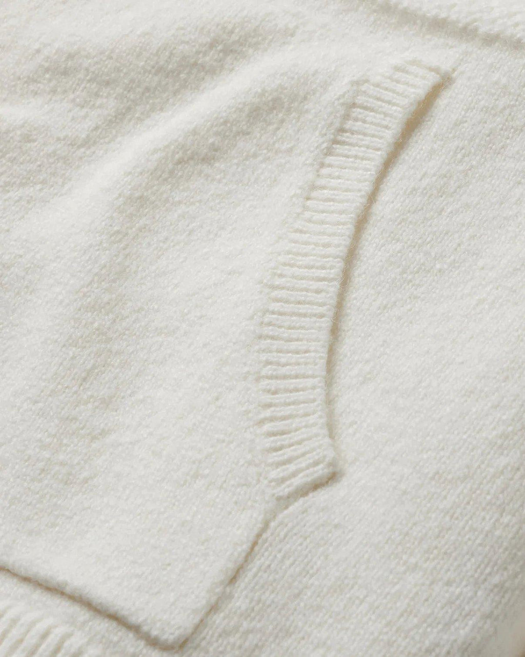 Women's Cove Knitted Hoodie - Off White