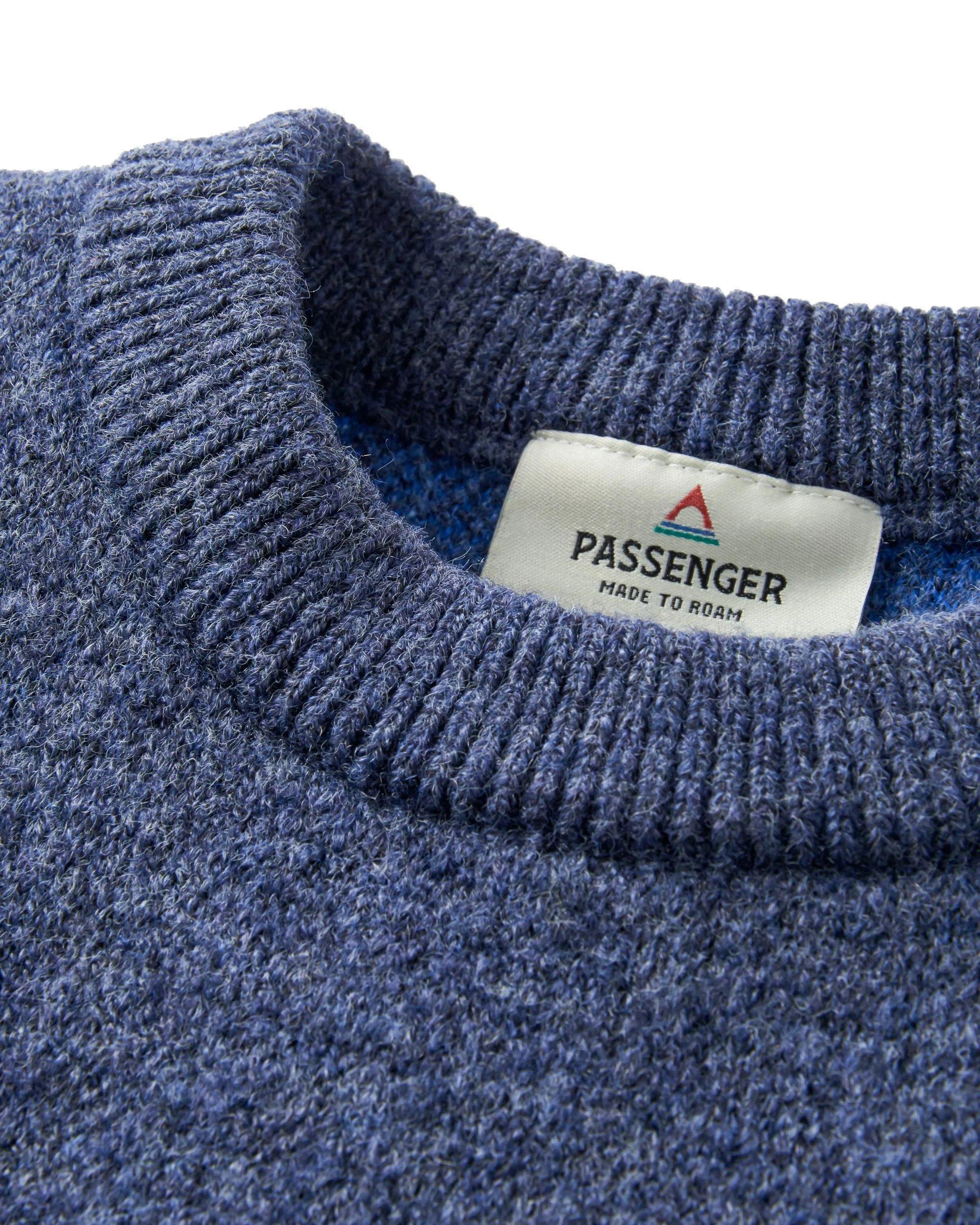 Women's Scenic Knitted Jumper - Blue