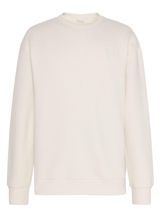 Men's Diagonal Terry Sweatshirt - Cream