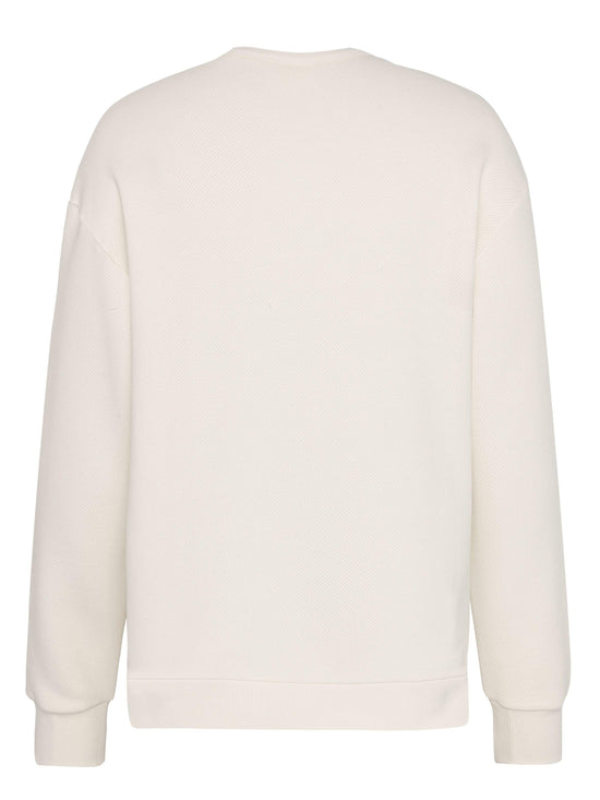 Men's Diagonal Terry Sweatshirt - Cream