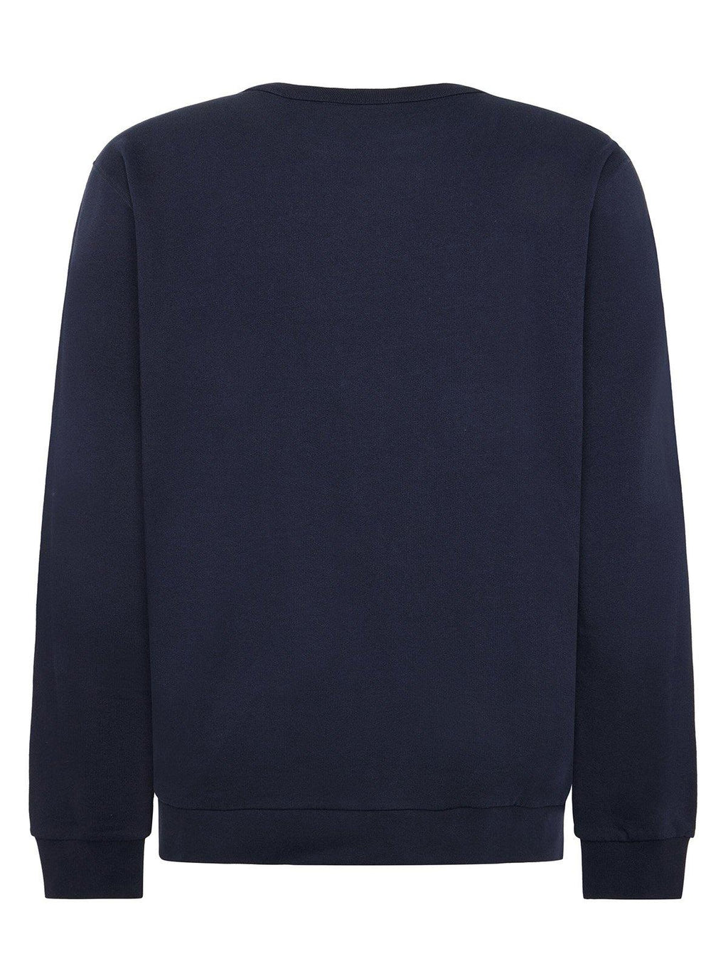 Men's Logo Embroidery Crewneck Sweatshirt - Navy