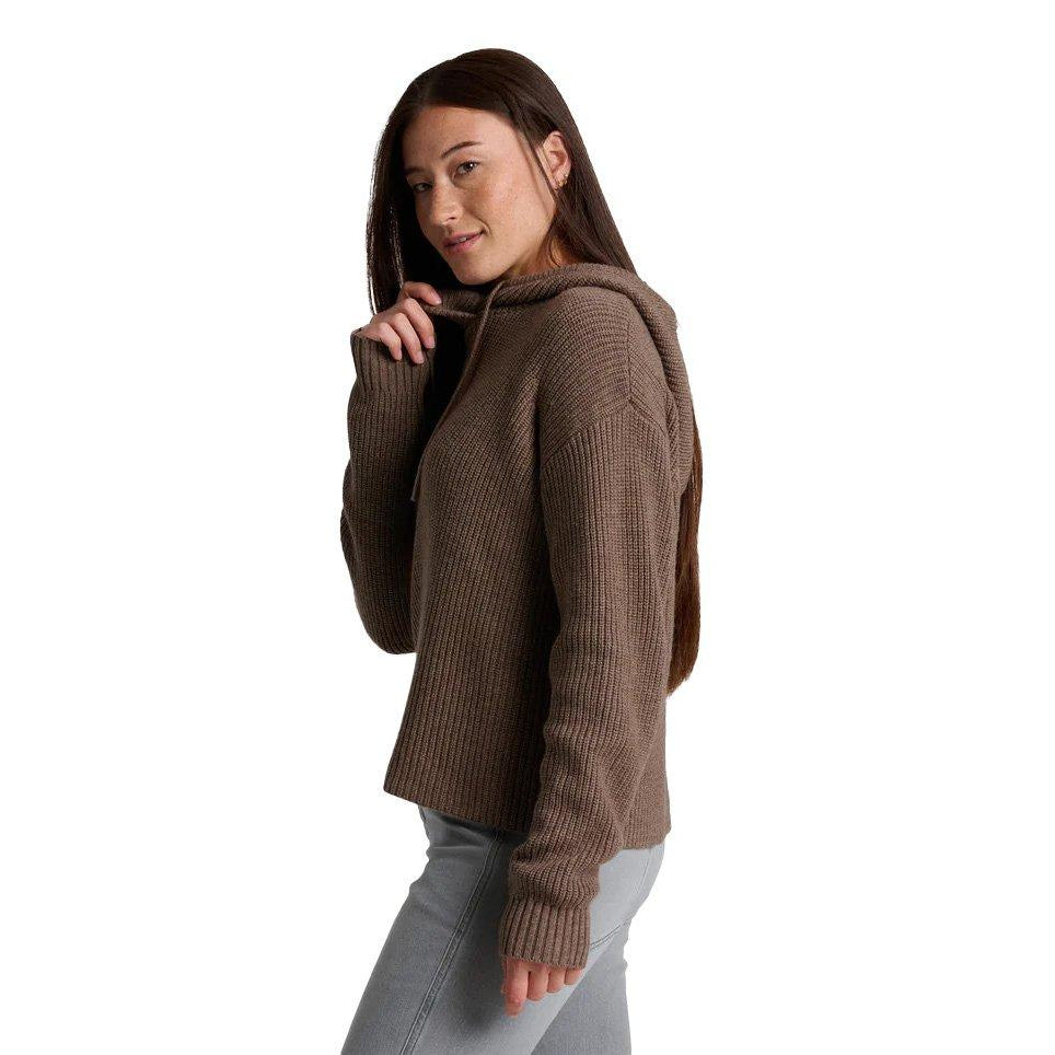 Women's Fireside Hoody Sweater - Brown