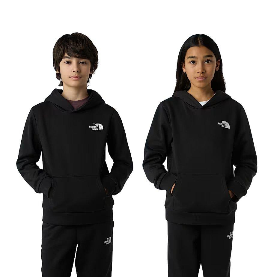 Kids' Simple Dome Hoodie - Black