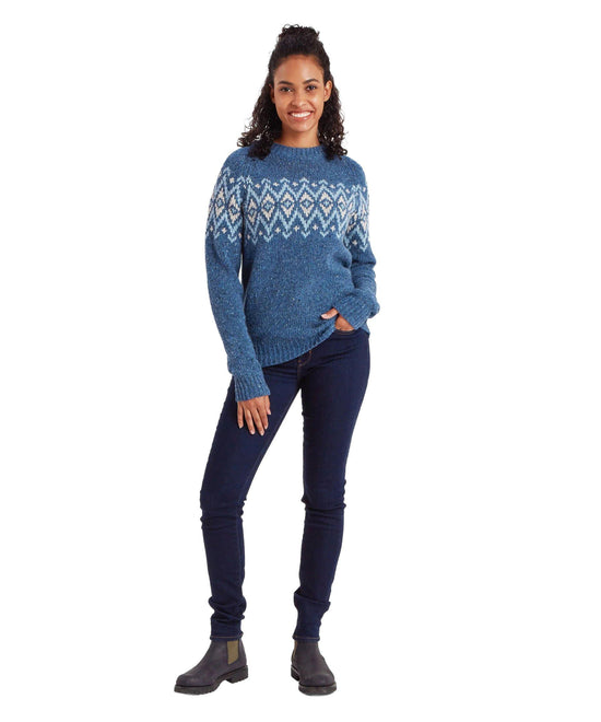 Women's Dumji Crew Sweater - Blue