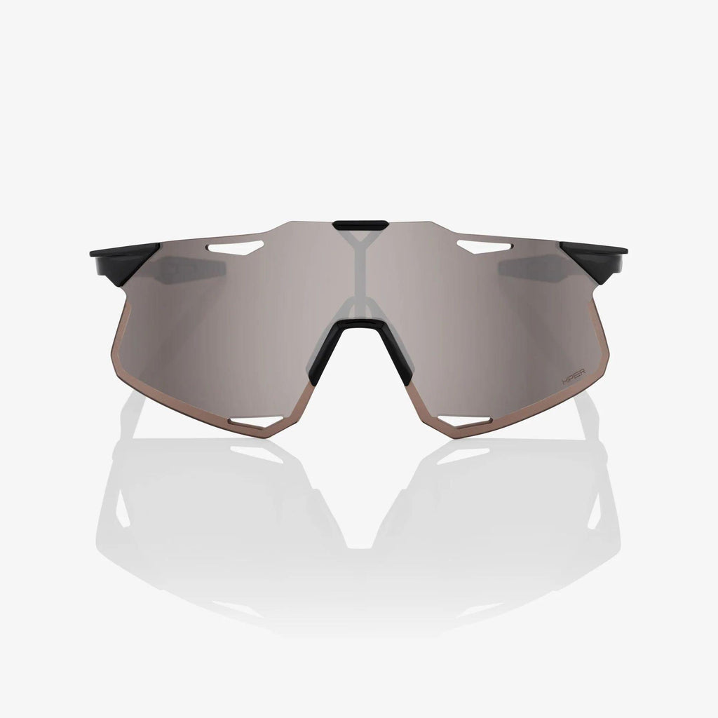 Hypercraft Sunglasses - Gloss Black - HiPER Silver Mirror Lens