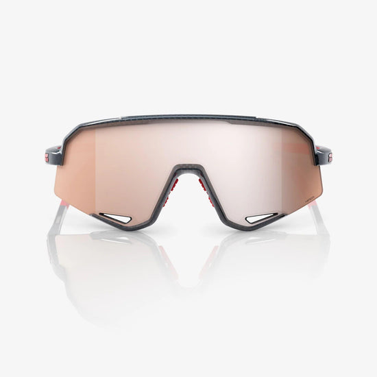 Slendale Sunglasses - Gloss Carbon Fibre - HiPER Crimson Silver Mirror Lens