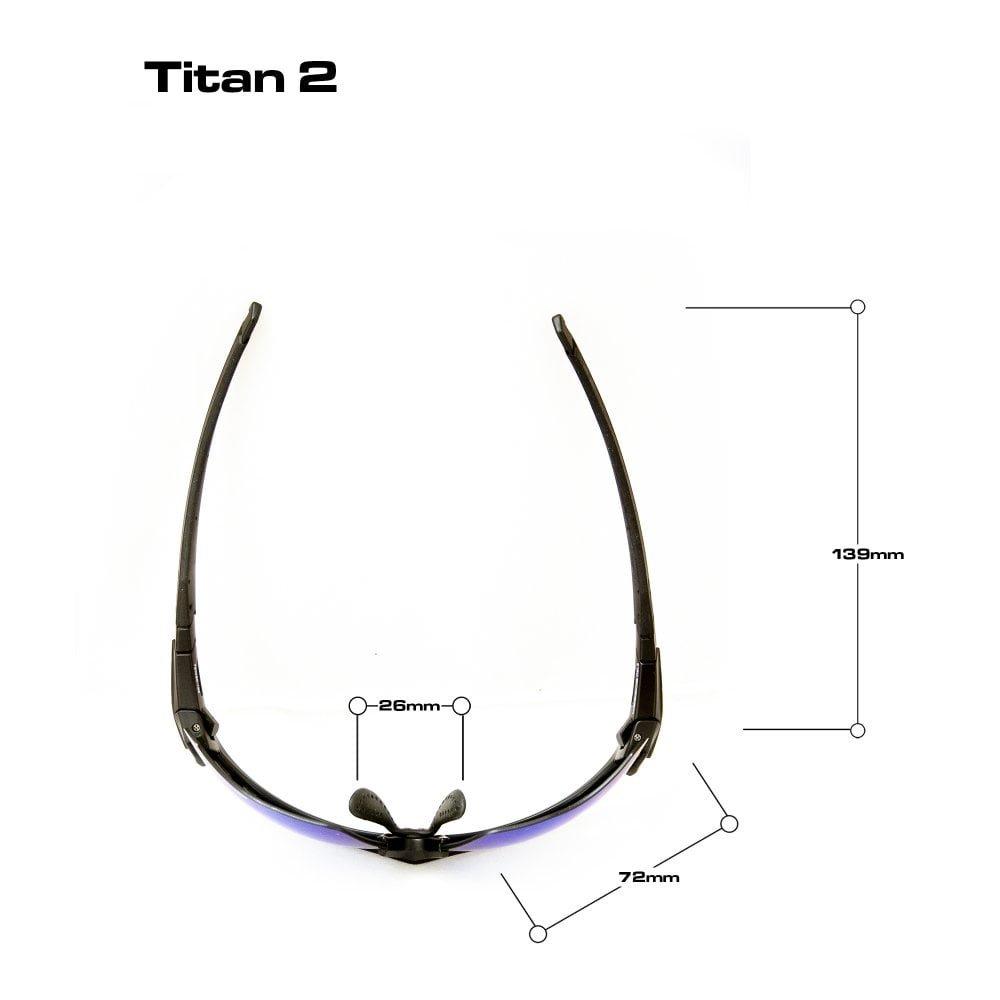 Titan Single - Black | Red mirror
