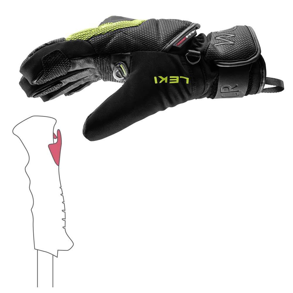 WCR Coach 3D Junior Race Gloves -  Black/Yellow