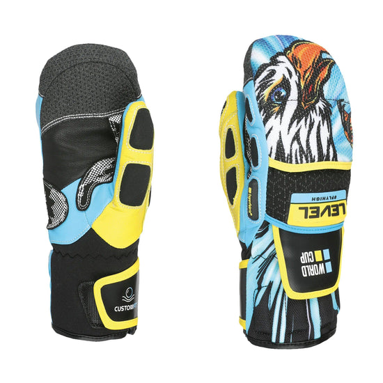 Kids' Worldcup JR CF Mitts - Yellow / Blue