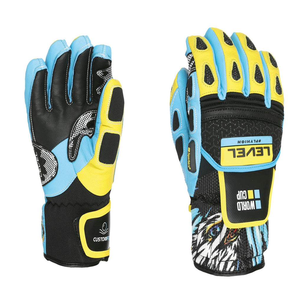 Kids' Worldcup JR CF Gloves - Yellow / Blue