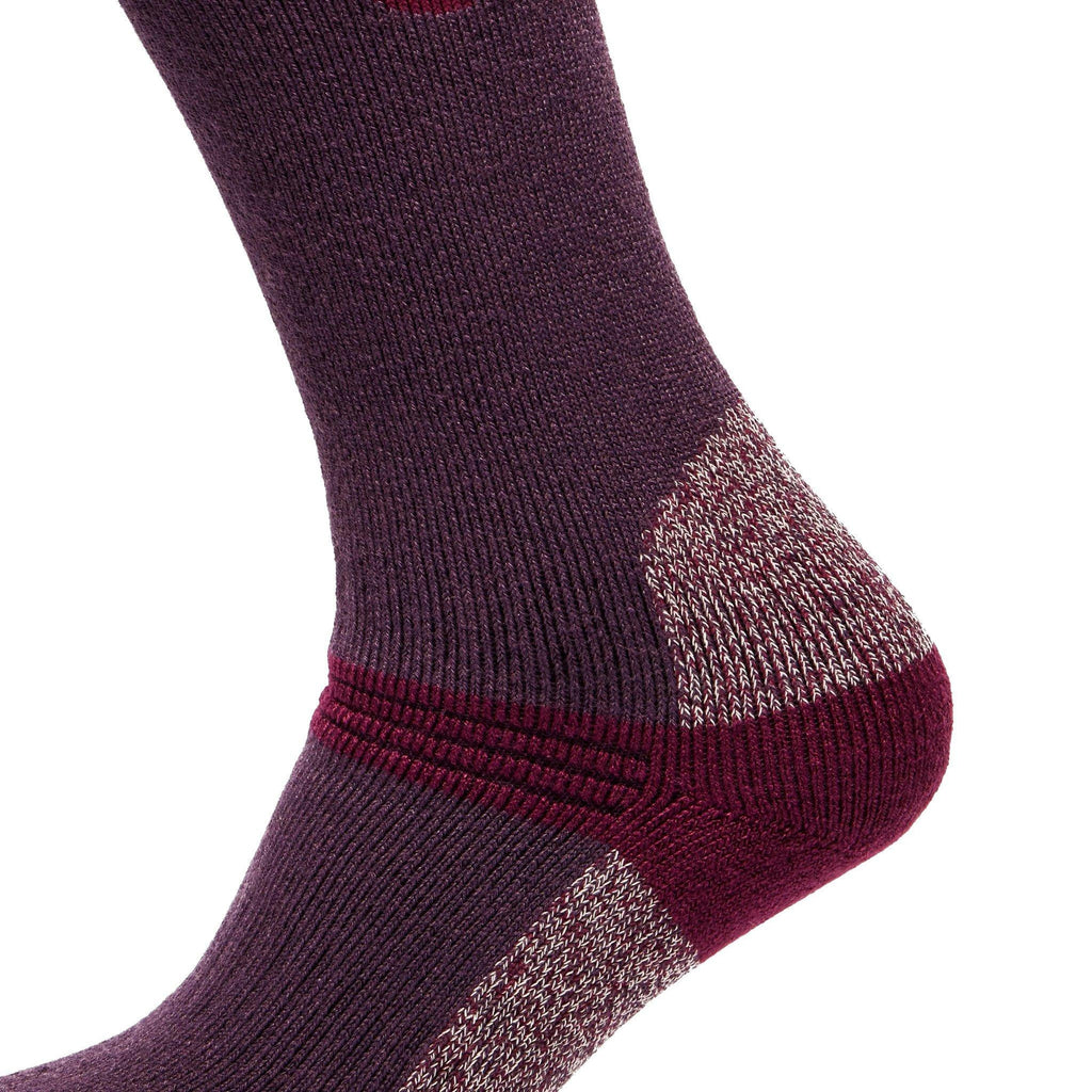 Women's Heavyweight Outdoor Socks 2-Pack - Purple