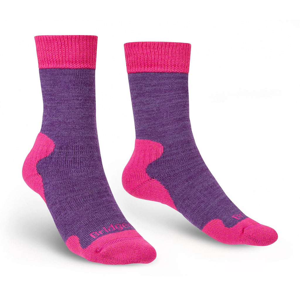 Women's Explorer Merino Comfort Socks - Purple