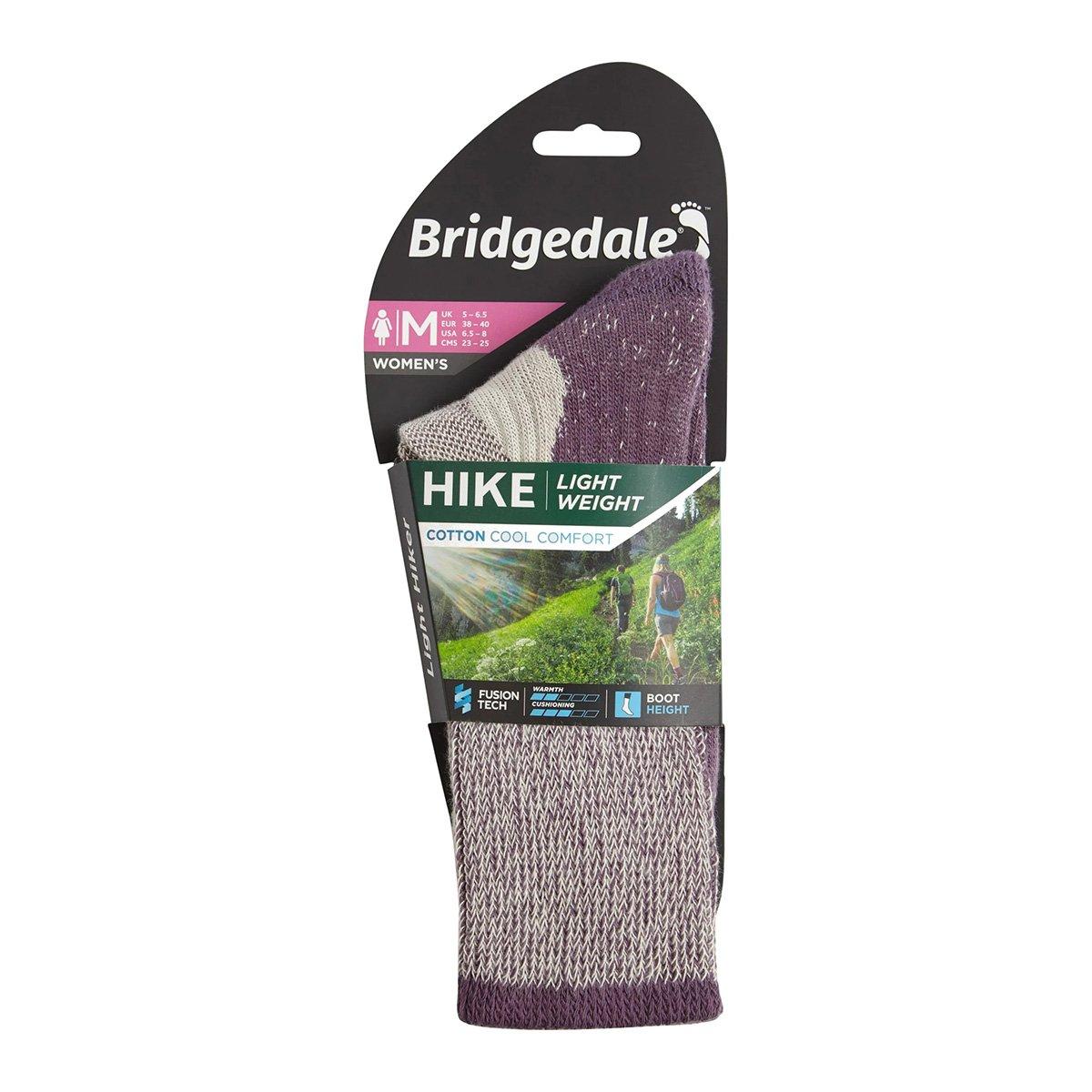 Women's Cotton Cool Hike Lightweight Socks - Purple