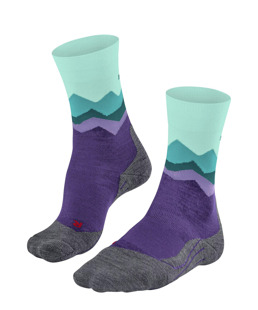 Women's TK2 Explore Crest Trekking Socks - Purple