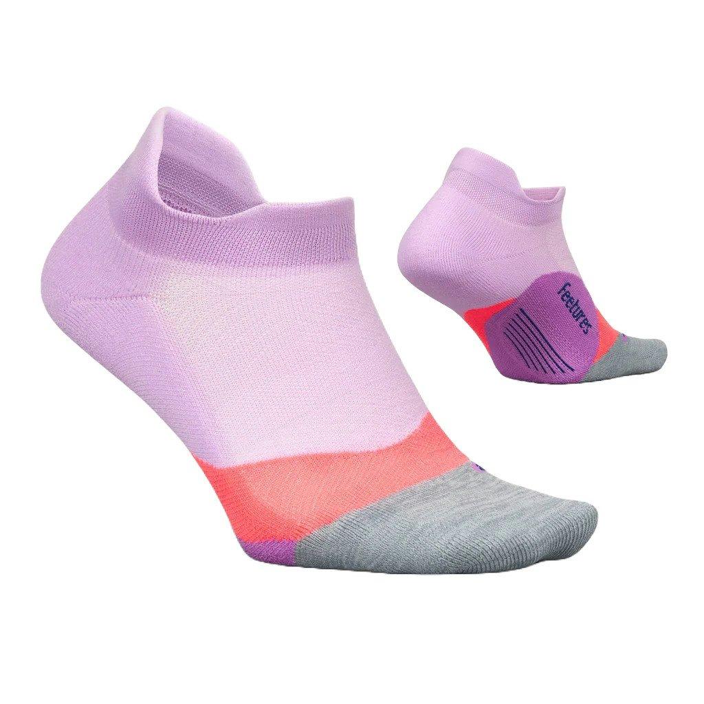 Unisex Elite Light Cushion No Show Tab Socks - Purple