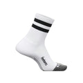 Unisex Elite Light Cushion Mini Crew Socks - White