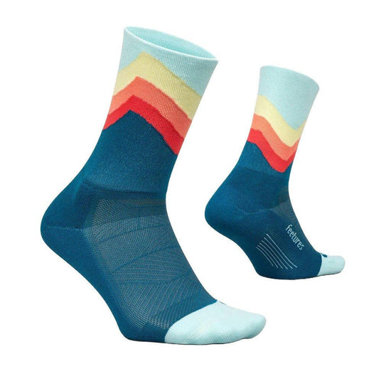 Unisex Elite Light Cushion Mini Crew Socks - Blue