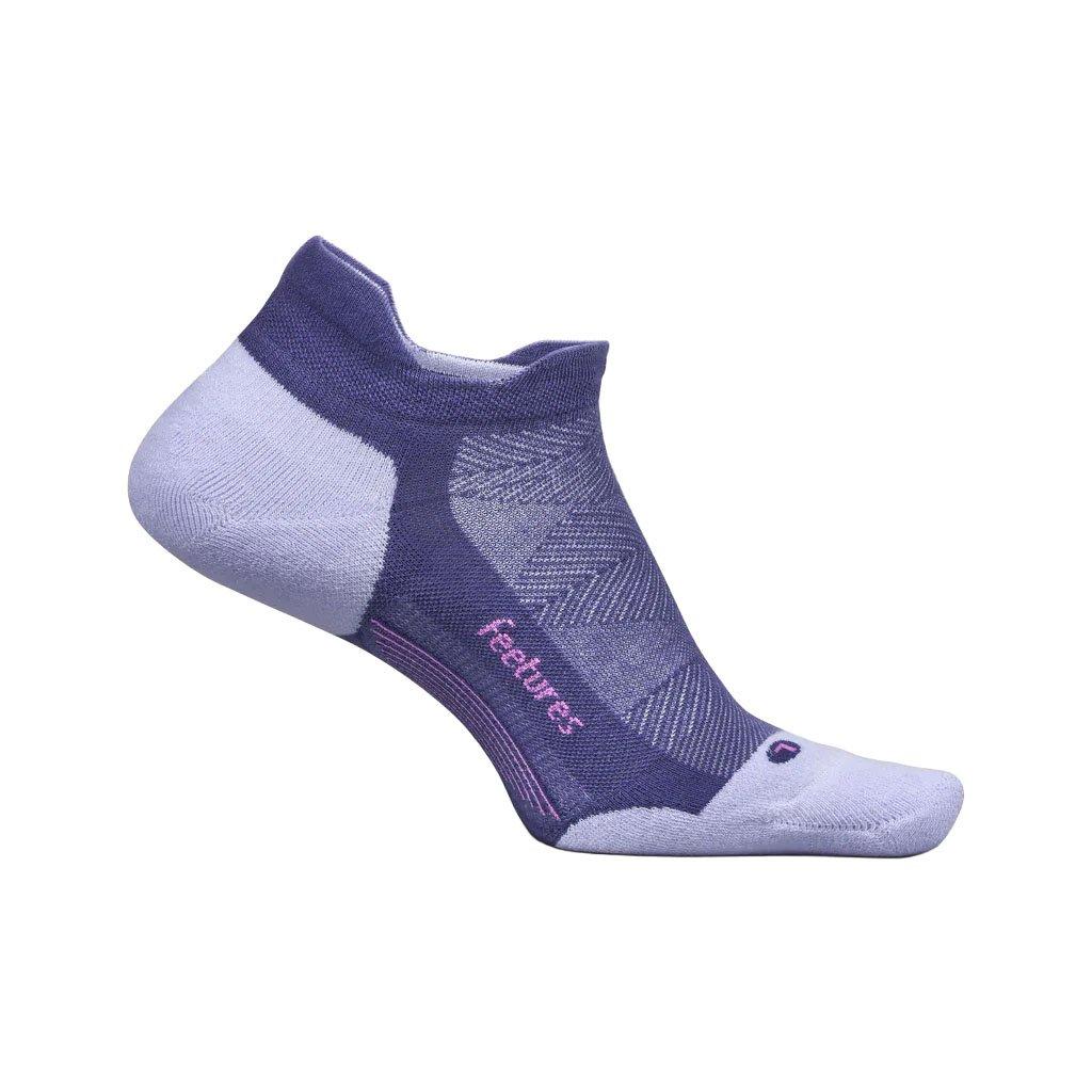 Unisex Elite Maximum Cushion No Show Tab Socks - Purple
