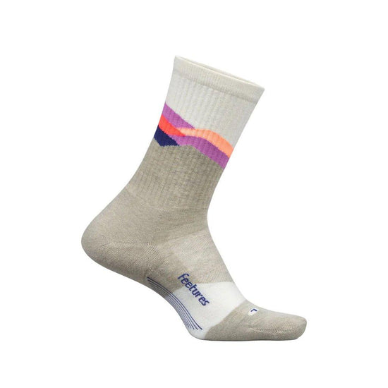Unisex Trail Maximum Cushion Mini Crew Socks - Cream