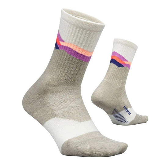 Unisex Trail Maximum Cushion Mini Crew Socks - Cream