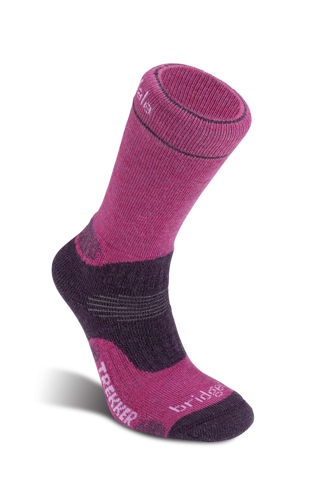 Women's Merino Performance Midweight Hiking Socks - Berry