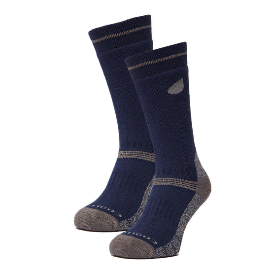 Men's Midweight Outdoor Socks 2 Pack - Navy