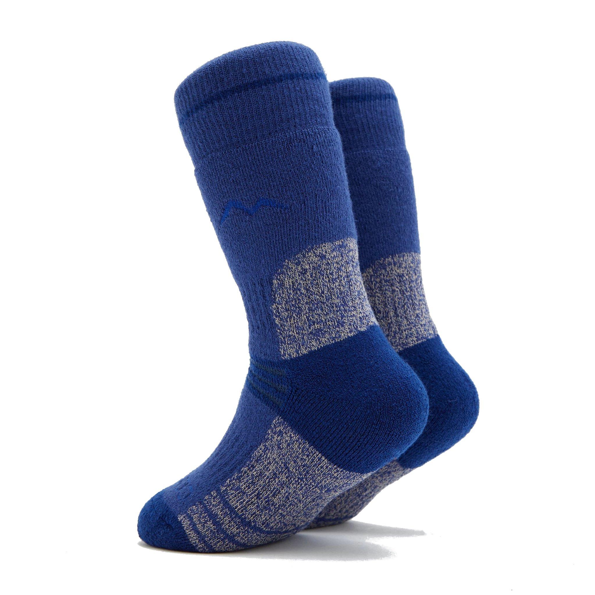 Kids Midweight Socks 2-Pack - Blue