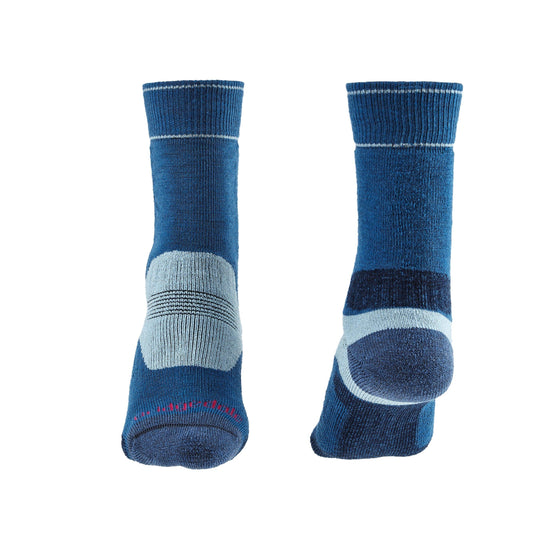 Women's Midweight Merino Performance Socks - Blue