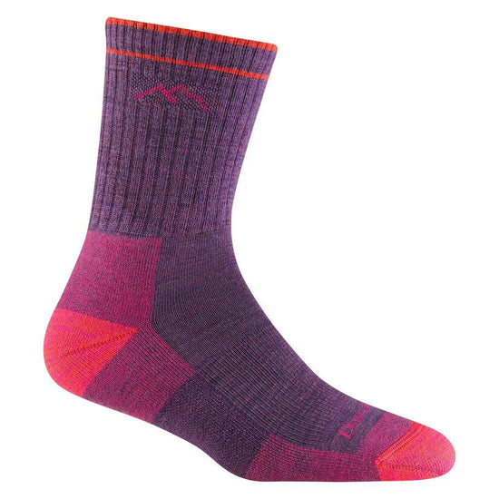 Women's Hiker Micro Crew Midweight Hiking Sock - Plum Heather