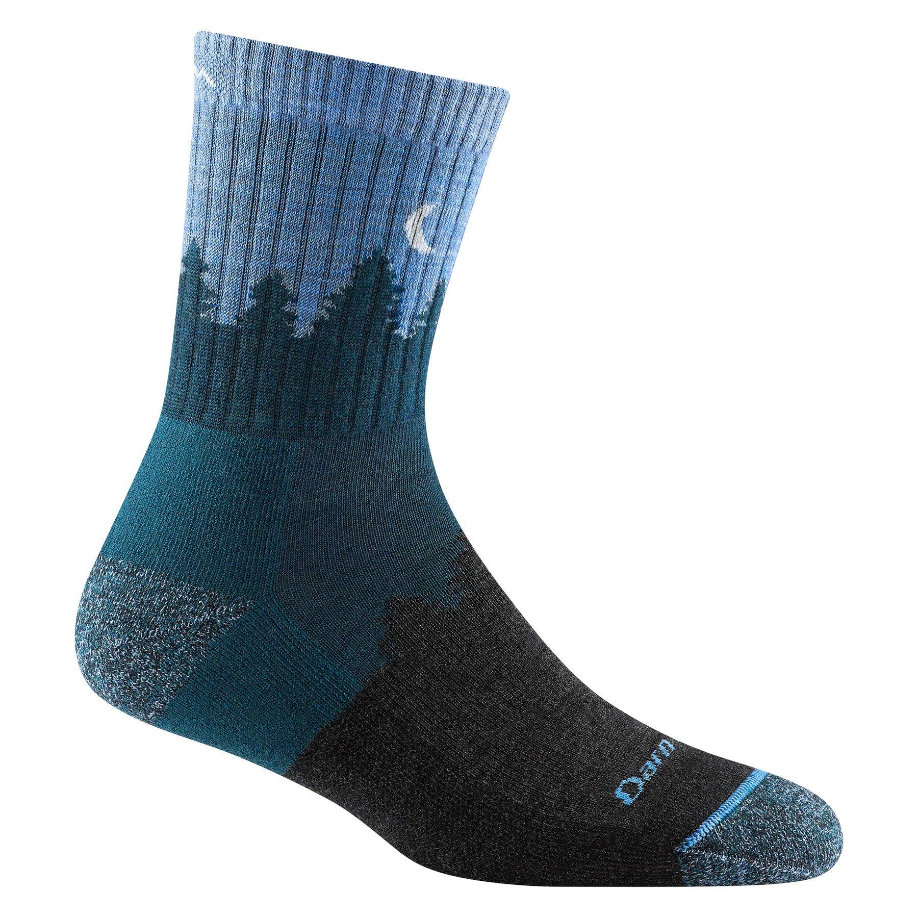 Women's Treeline Micro Crew Hiking Socks - Blue