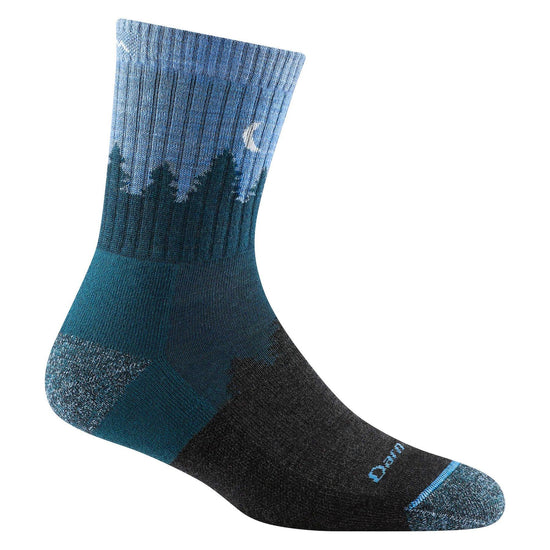 Women's Treeline Micro Crew Hiking Socks - Blue