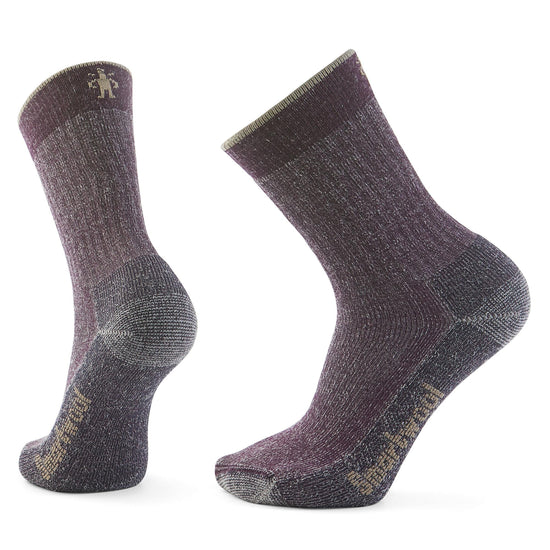 Unisex Hike Classic Full Cushion Second Cut Crew Socks - Purple
